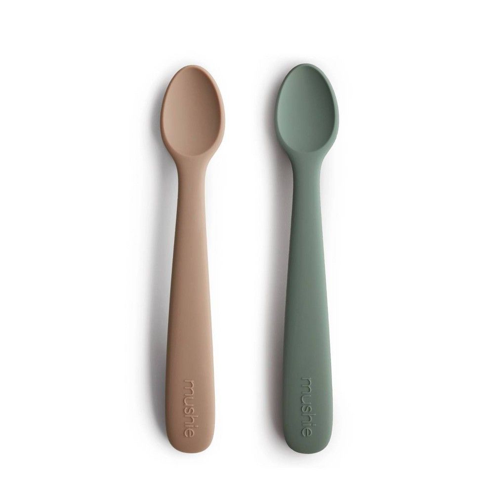 Mushie 2pk Silicone Spoons - Natural/Dried Thyme | Target