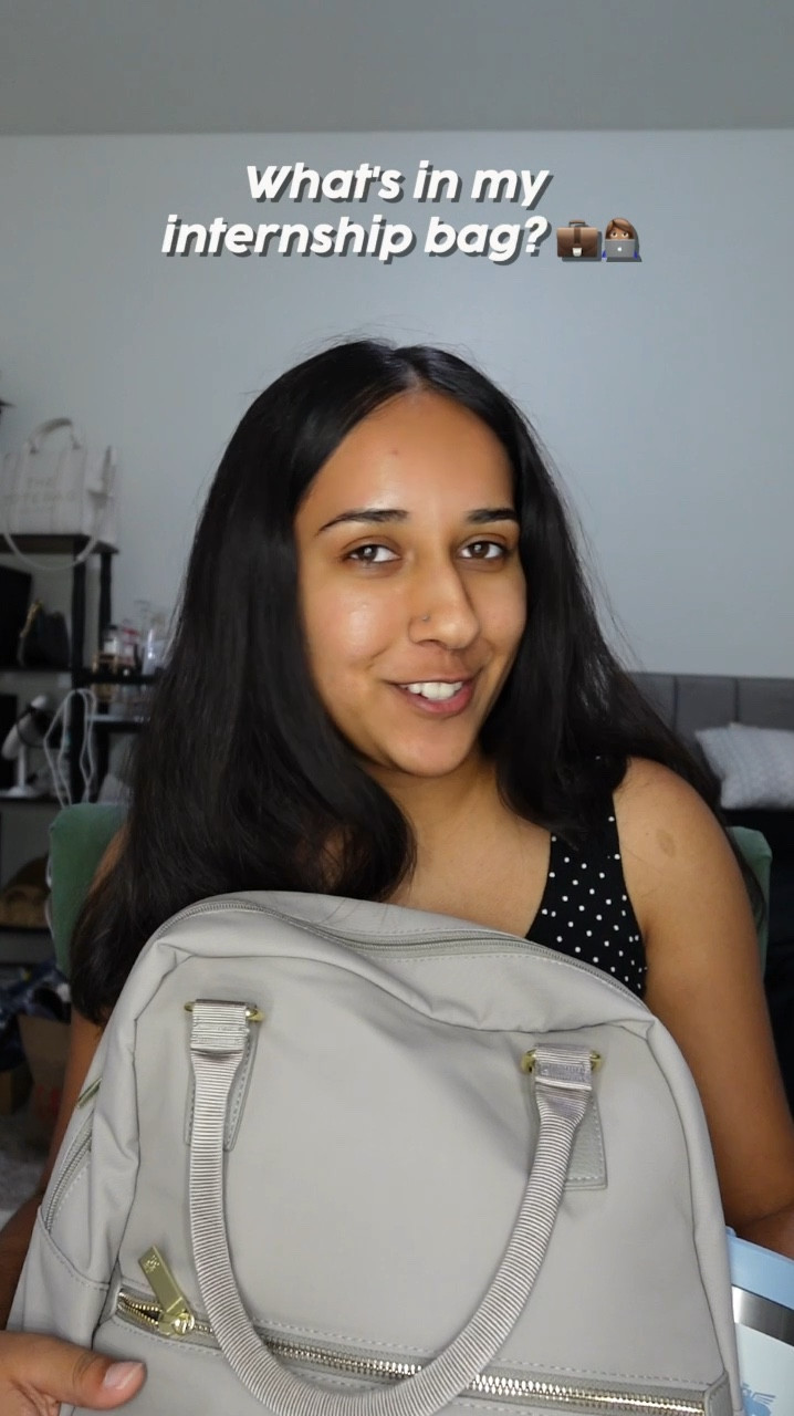 As a marketing intern, these are my essentials that I take with me every week 🫶🏽

#LTKVideo #LTKWorkwear #LTKItBag