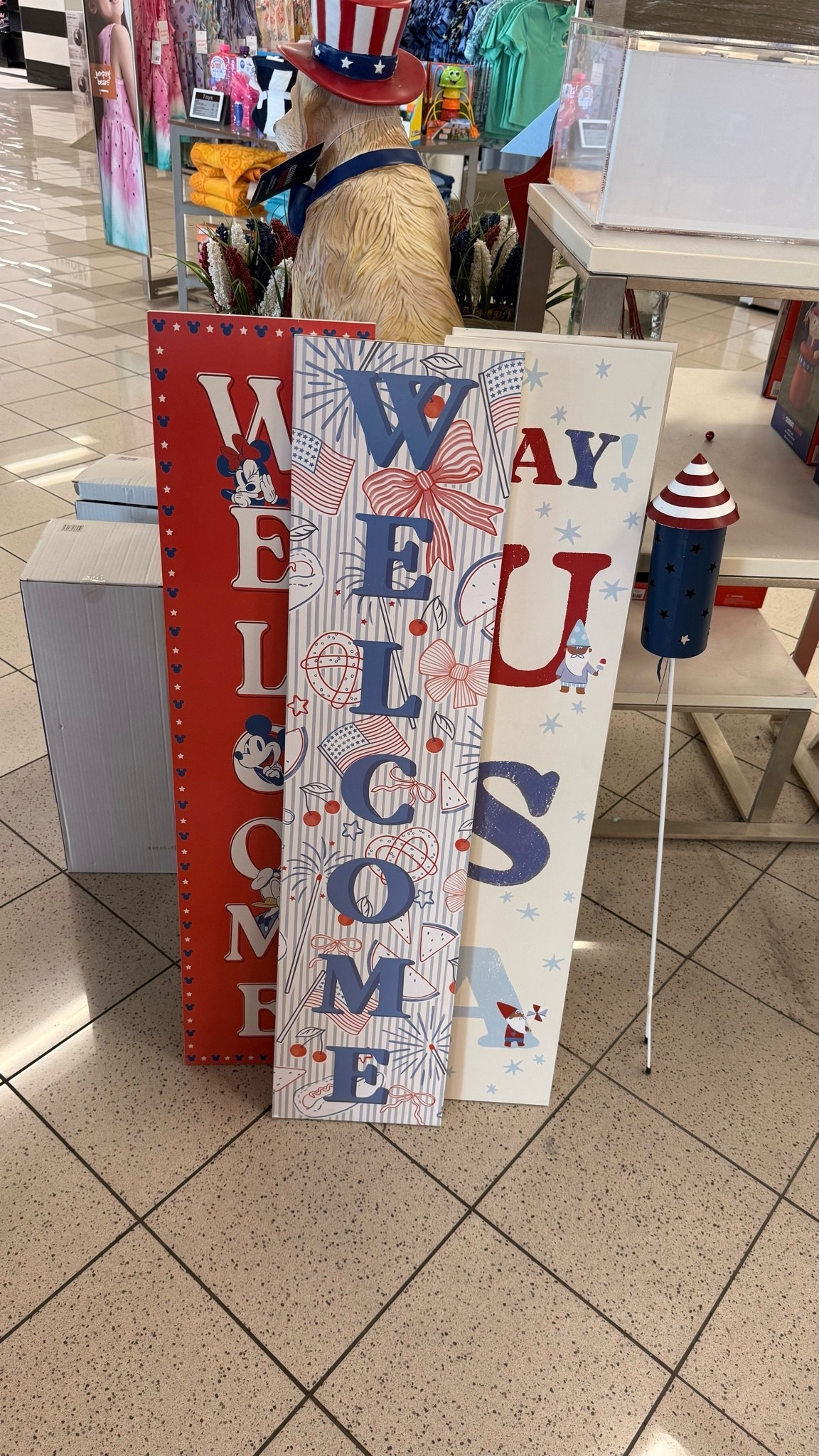 @Kohl's Patriotic Porch Signs & 4th of July Decor

Your front porch called and she wants to be festive 🇺🇸✨ Kohl’s has the cutest patriotic welcome signs right now — we’re talking a Mickey Mouse one, a bow and fireworks print, and a USA gnome version that is absolutely adorable. Plus that little striped rocket yard stake? Chef’s kiss. These tall porch leaner signs are such an easy way to make your entryway look intentional and holiday-ready without any effort.

#kohlsfinds #kohlshome #4thofjulydecor #patrioticdecor #porchsign #porchleaner #frontporchdecor #fourthofjuly #july4thdecor #redwhiteandblue #welcomesign #outdoordecor #homedecor #4thofjuly #mickeymouse #gnomedecor #ltkfinds

#LTKHome #LTKSeasonal #LTKSaleAlert