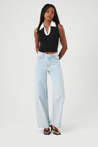 Sweater-Knit Contrast-Trim Tank Top | Forever 21 (US)