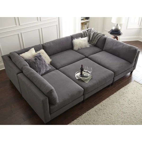 Chelsea 120" Wide Symmetrical Modular Corner Sectional | Wayfair North America