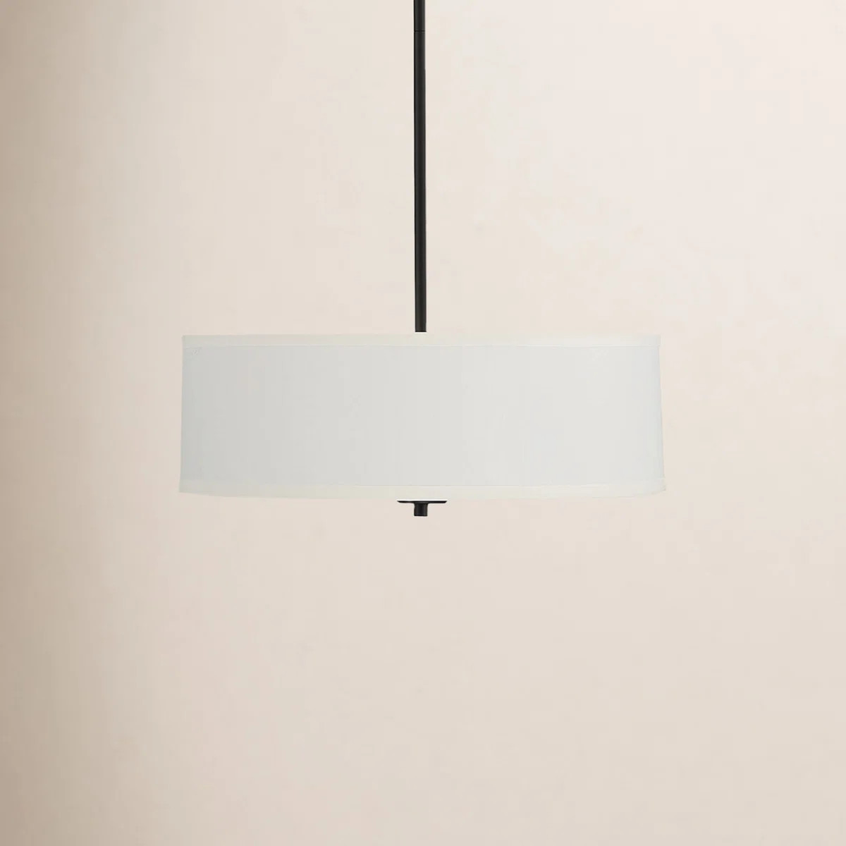 Reed 3 - Light Single Drum Pendant in Matte Black | Wayfair North America