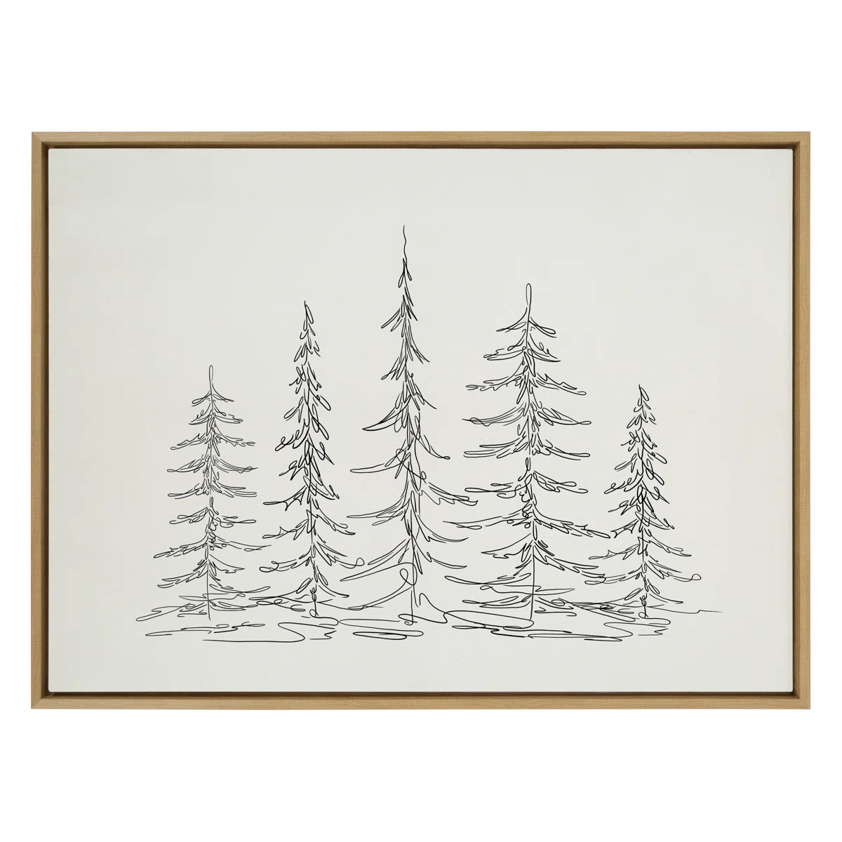 " Minimalist Evergreen Trees Sketch " by The Creative Bunch Studio | Wayfair North America