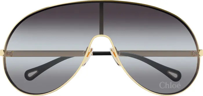 99mm Gradient Mask Sunglasses | Nordstrom