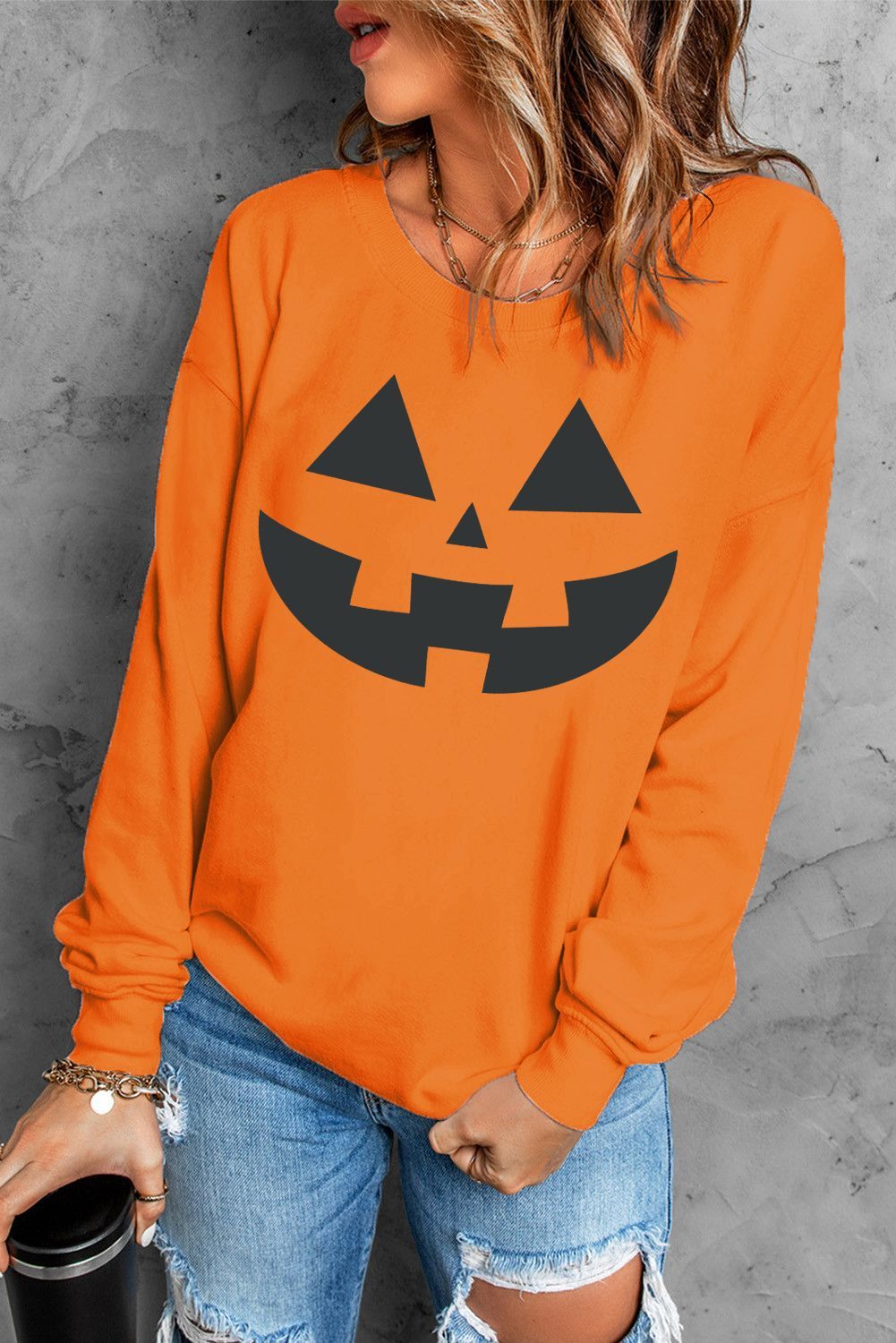Halloween Pumpkin Orange Sweatshirts | Evaless