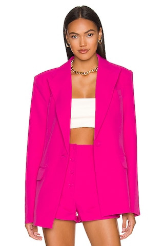 Camila Coelho Morena Blazer in Fuchsia from Revolve.com | Revolve Clothing (Global)
