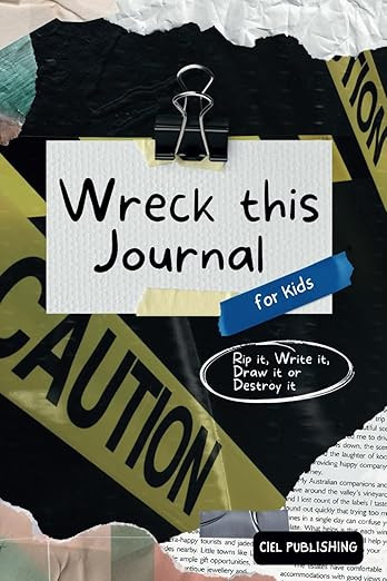 Wreck This Journal for Kids: Rip it, Write it, Draw it or Destroy it | Amazon (US)