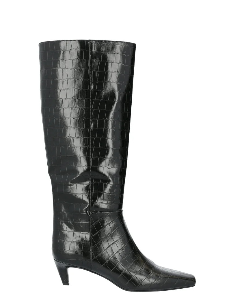 Scoop Women's Knee High Kitten Heel Boots (Wide Width Available) | Walmart (US)