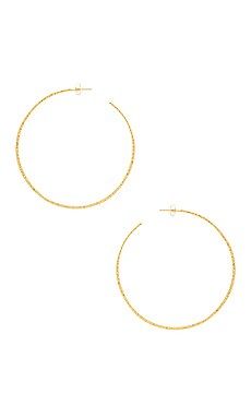 gorjana Taner XL Hoop Earrings in Gold from Revolve.com | Revolve Clothing (Global)