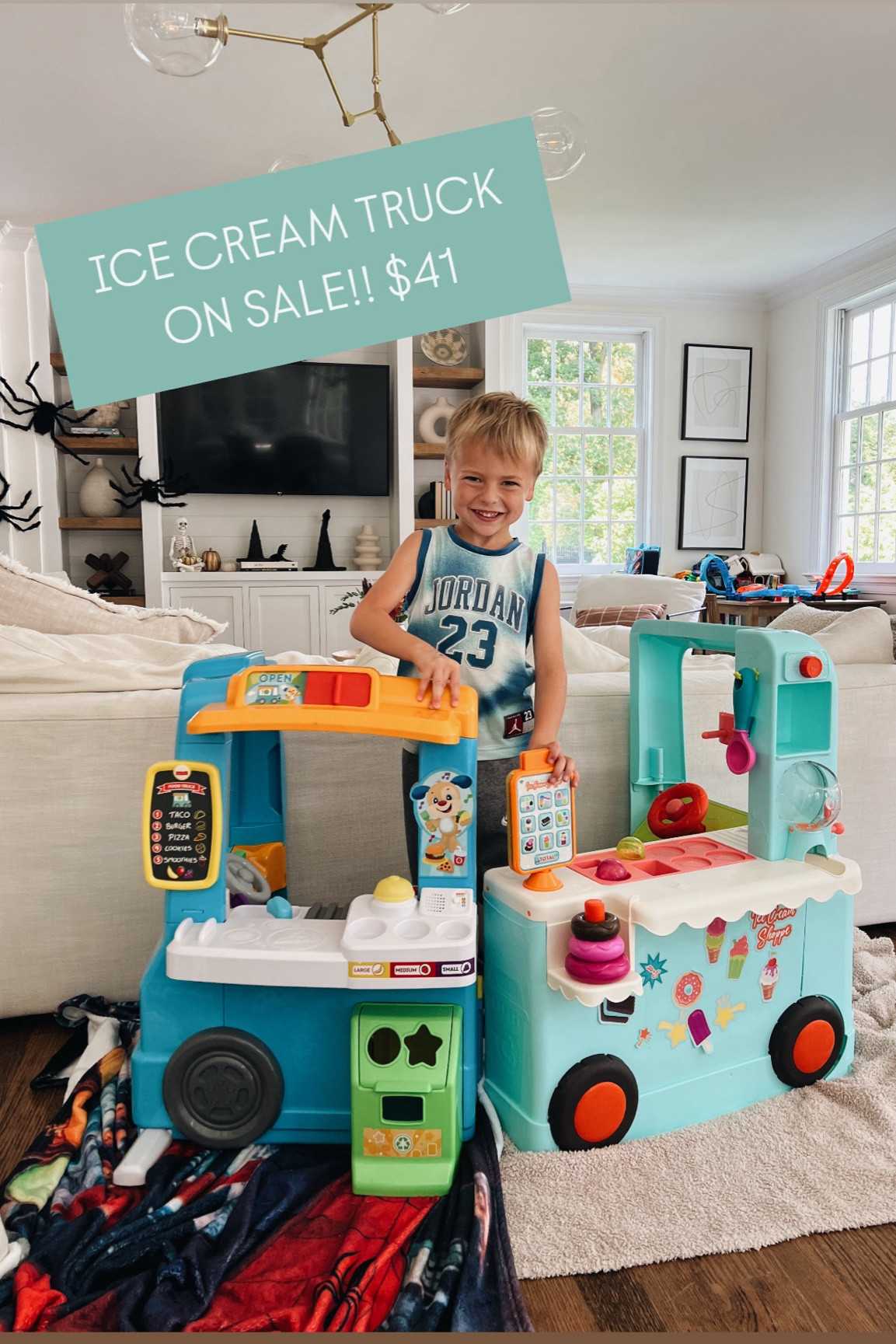 The boys love these food trucks and it actually provides so much entertainment for them and an easy way for them to play together. The 🍦 truck is currently on sale for $41 if holiday shopping early! 

#LTKGiftGuide #LTKFindsUnder50 #LTKKids