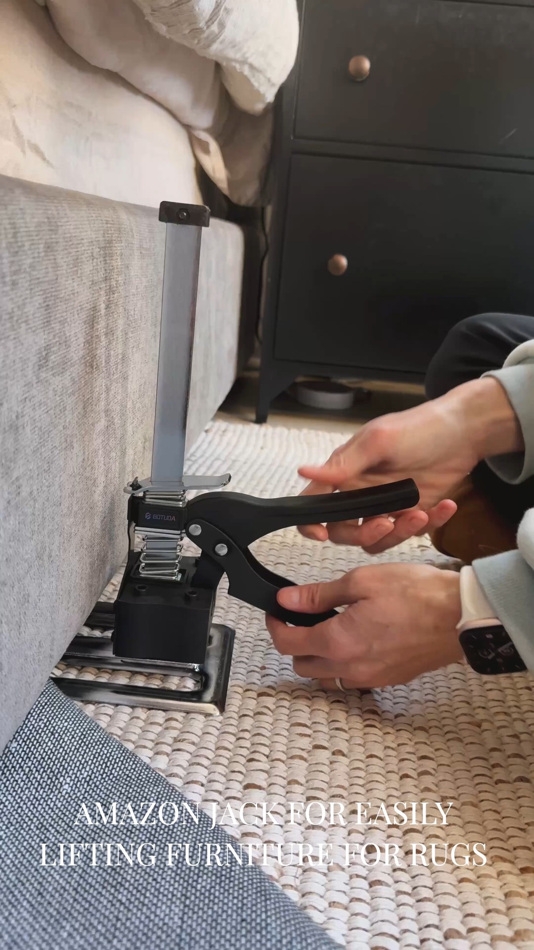 Amazon affordable jacks that are amazing to lift beds and furniture for easy one person rug placement 🤍✨ I used these in my bedrooms and they made it so easy!

#LTKHome