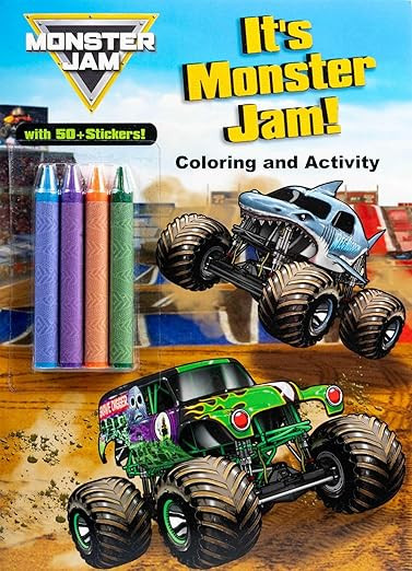 Monster Jam: It's Monster Jam! (Color & Activity with Crayons) | Amazon (US)