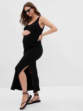 Maternity Rib Maxi Dress | Gap (US)