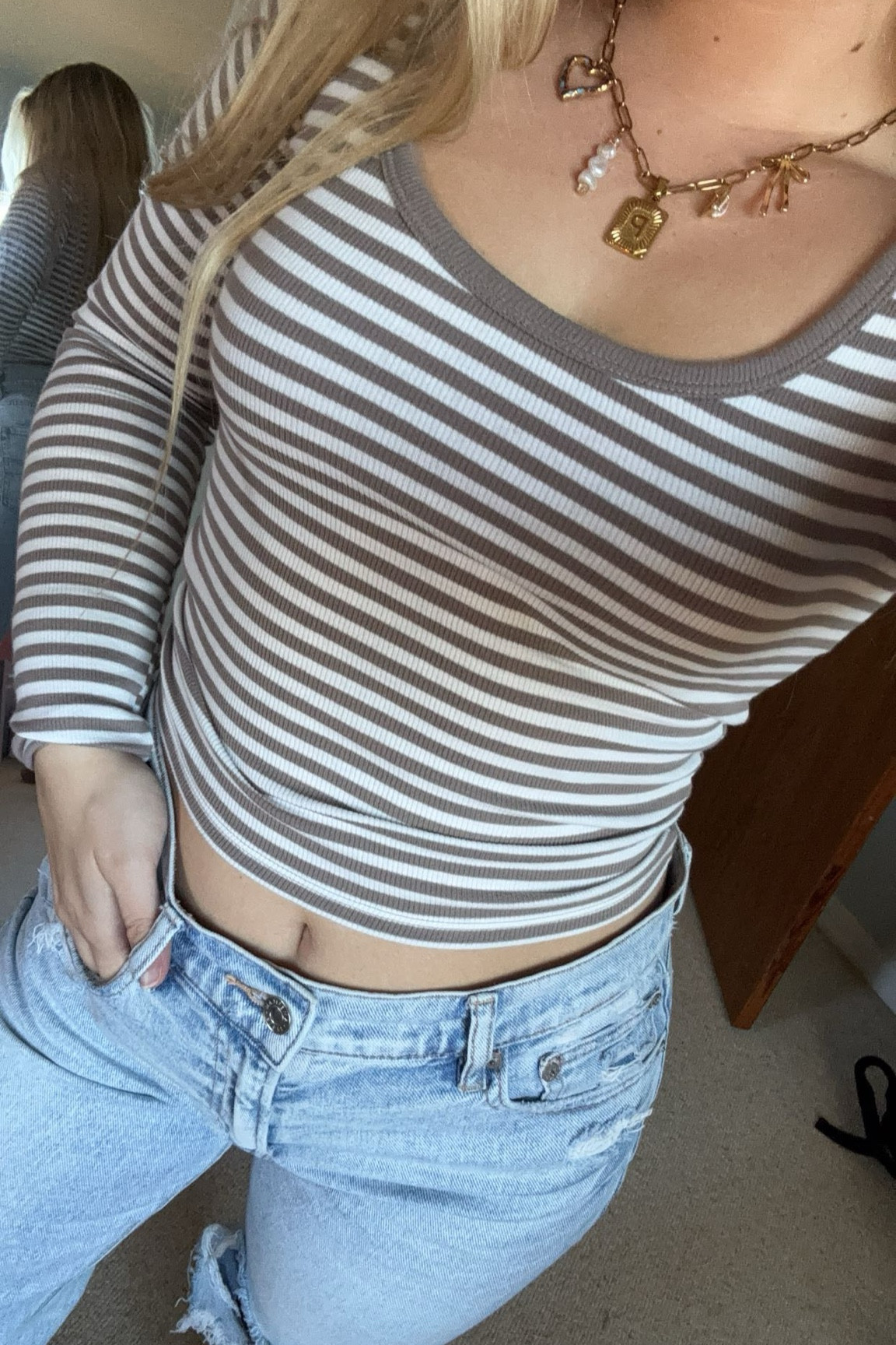 Todays outfit!! Obsessed with this Hollister top! 

#LTKGiftGuide #LTKBeauty #LTKStyleTip