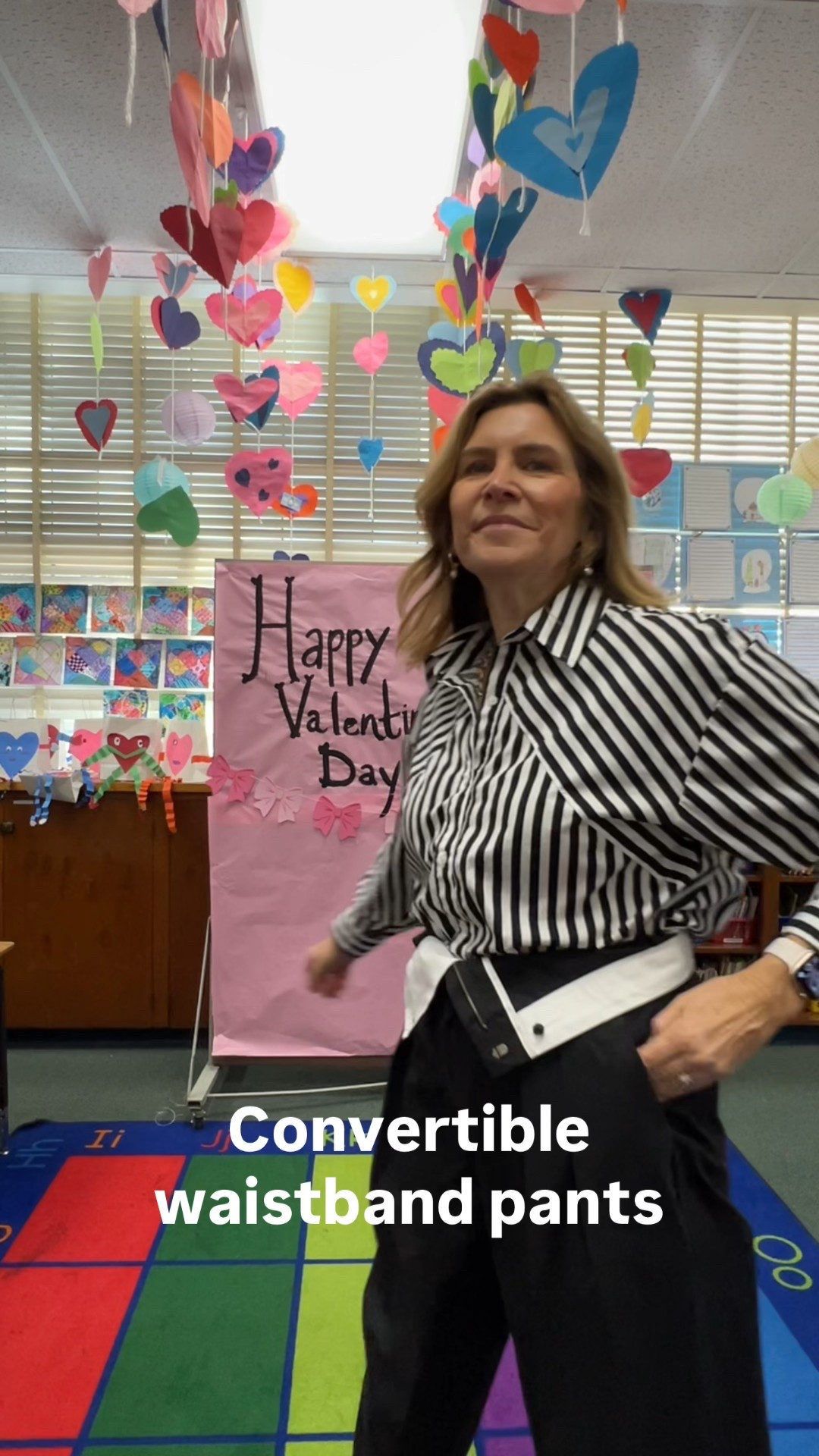 Convertible waistband pants for the win! They run roomy, consider sizing down. I’m wearing my regular size, medium. 

#LTKWorkwear #LTKOver40 #LTKootd