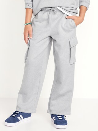 Straight Leg Fleece Cargo Sweatpants for Boys | Old Navy (US)