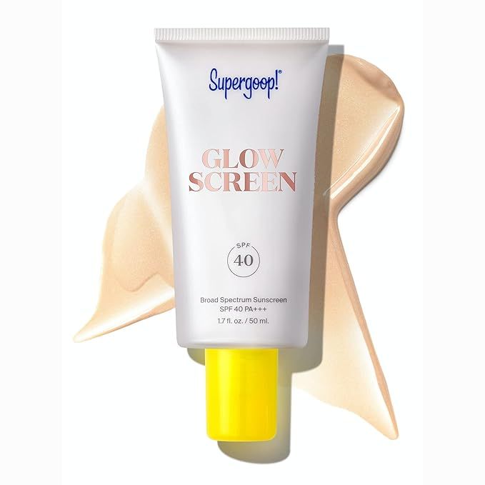 Supergoop! Glowscreen SPF 40 PA+++, 1.7 fl oz - Primer + Broad Spectrum Sunscreen That Helps Filt... | Amazon (US)