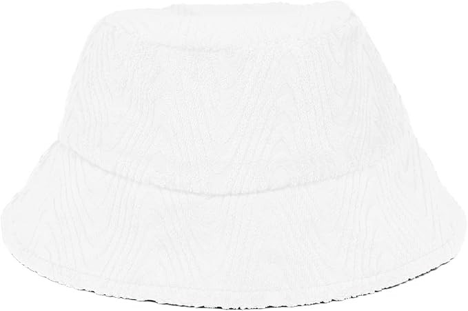 Sprigs Adjustable Terry Cloth Bucket Hat - Terry Bucket Sun Hat - Beach Hat for Summer | Amazon (US)