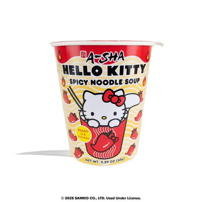 A-Sha Hello Kitty Spicy Cup Noodle Soup -  2.29oz | Target