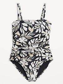 Convertible Bandeau One-Piece Swimsuit for Women | Old Navy (US)