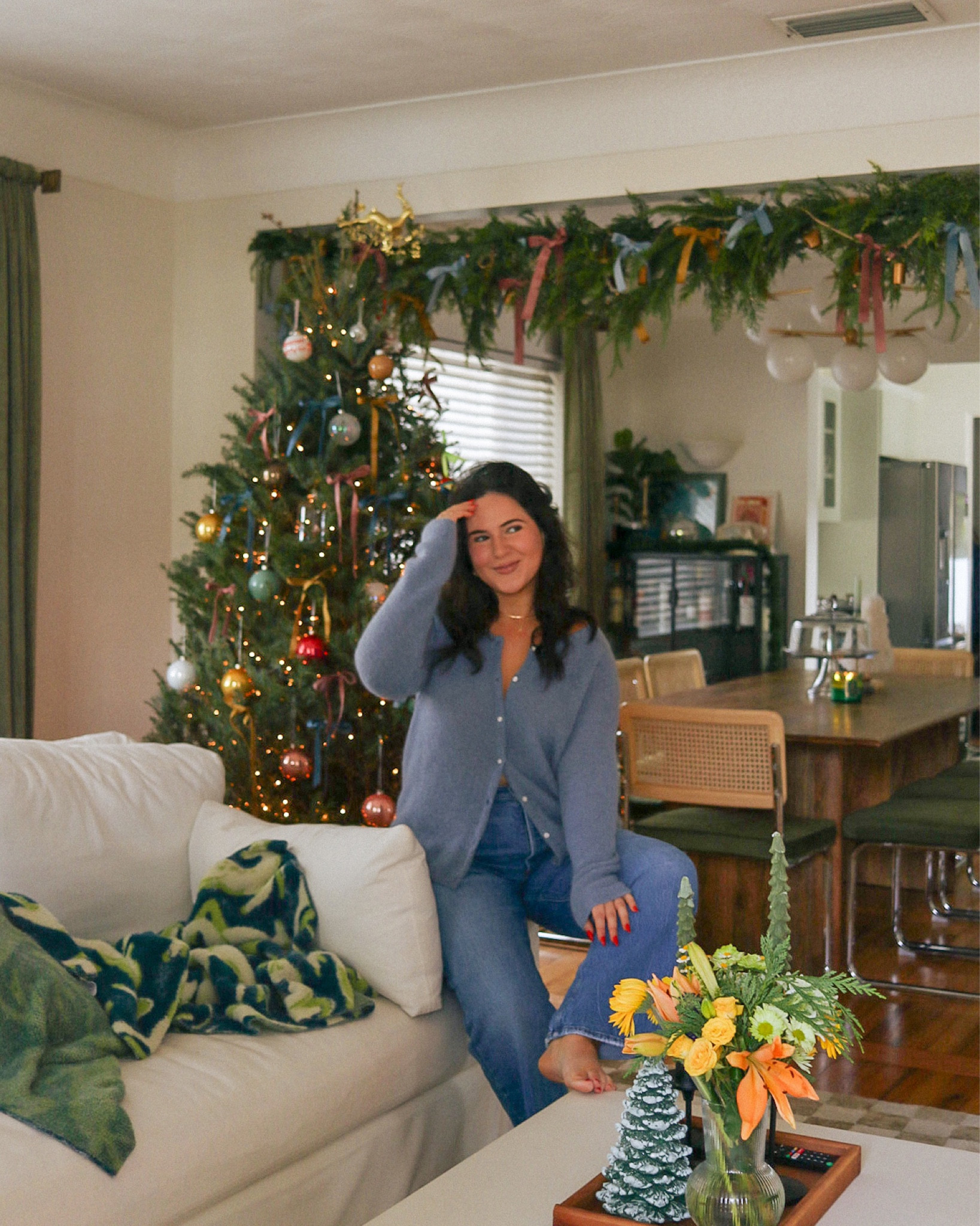 wearing a M in the sweater 💙

#LTKHoliday