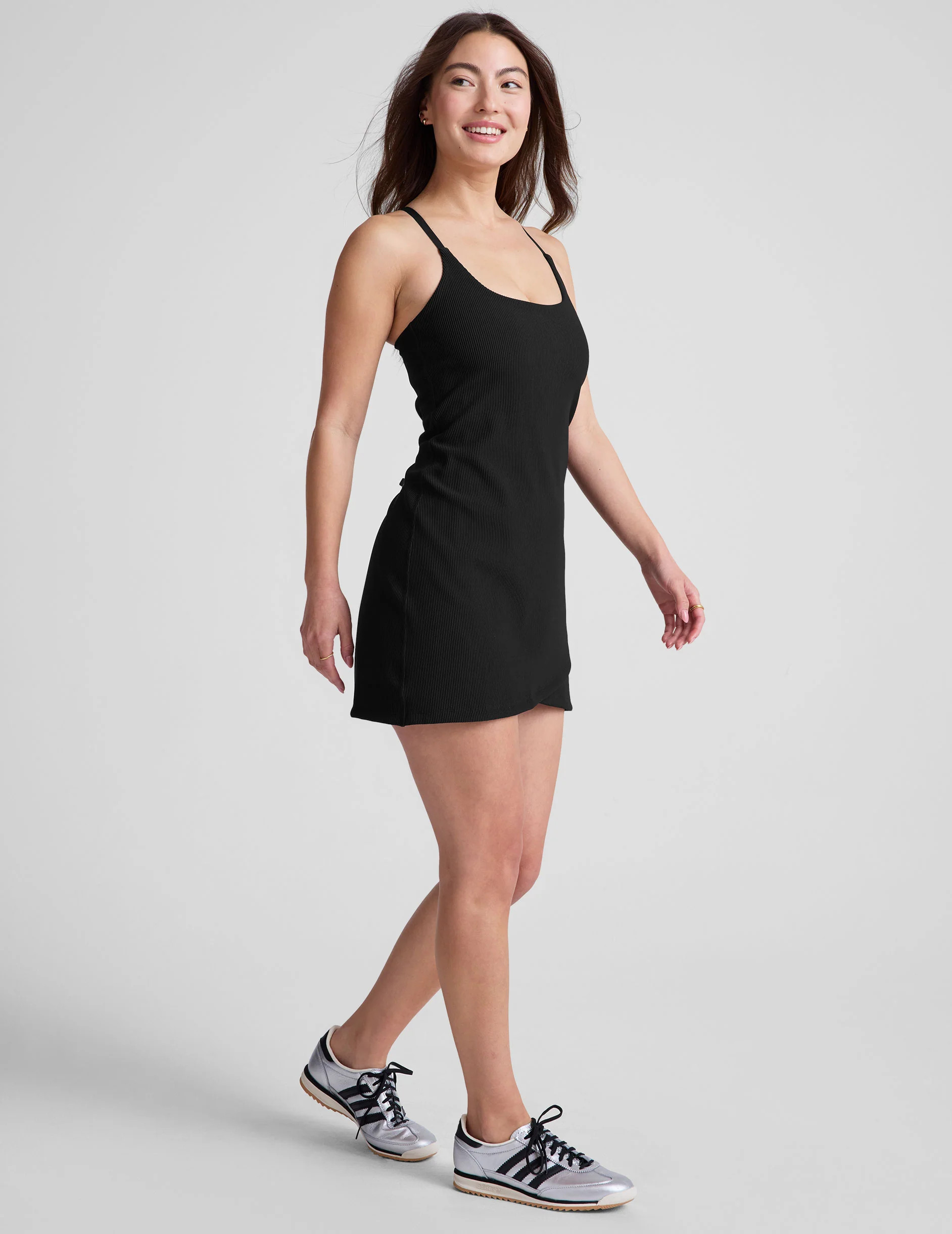The Line Ribbed Mini Dress | Beyond Yoga | Beyond Yoga