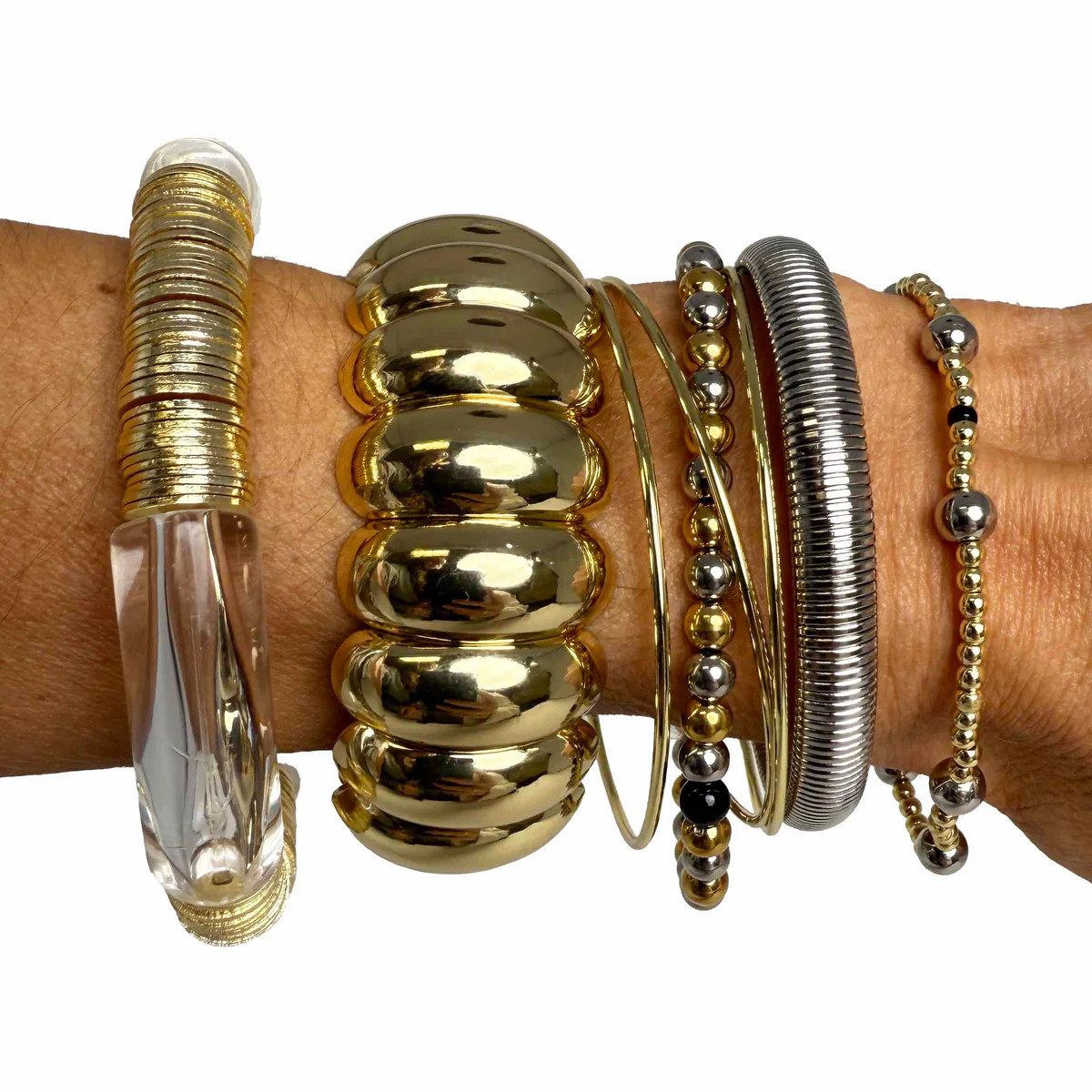 Natasha's Athleisure Bracelet Stack | Allie + Bess