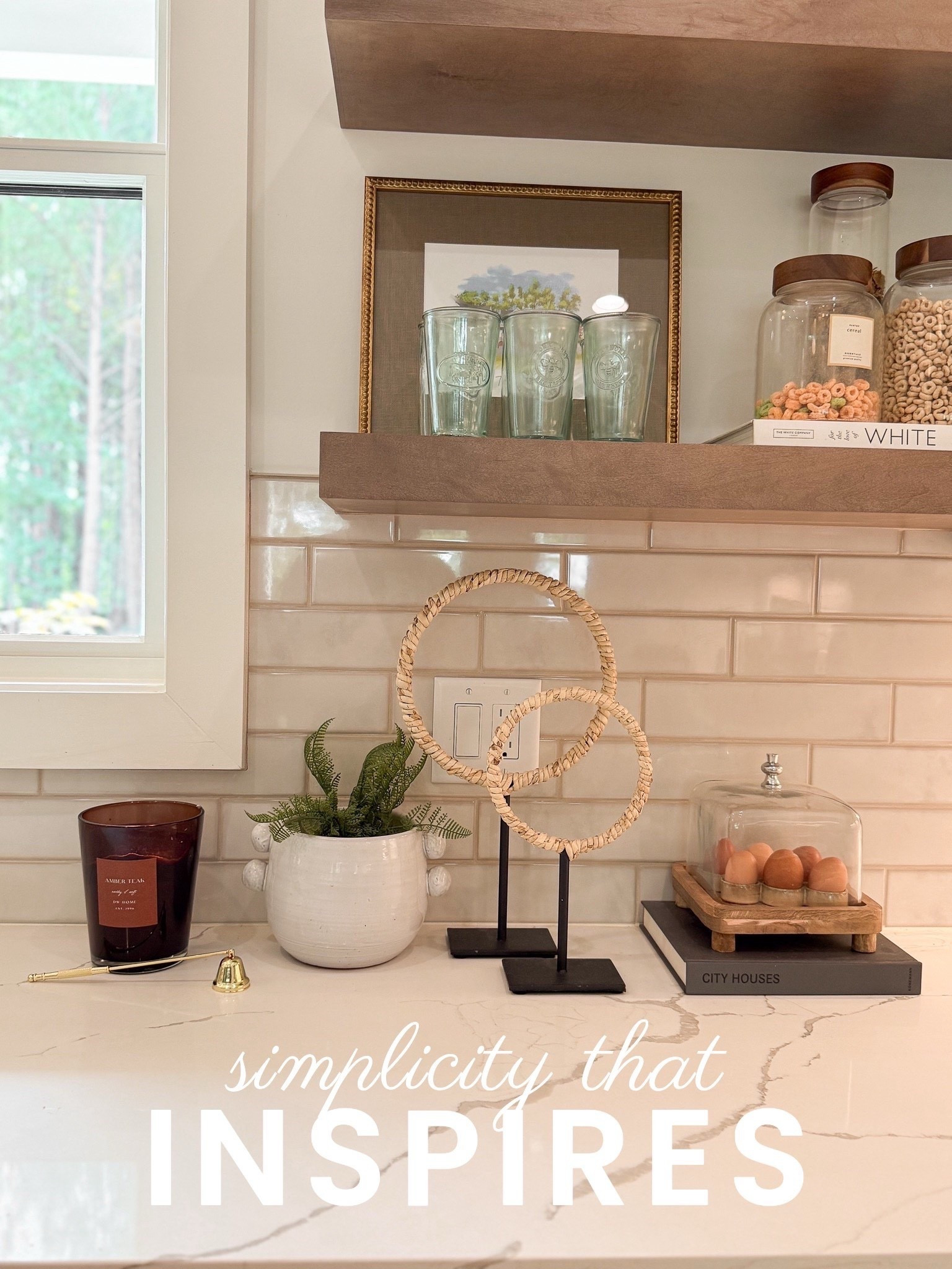 Mix heights, balance tones, and include everyday essentials that you love seeing — it’s the easiest way to make your kitchen feel styled yet effortless.😍

#porcheandco #shelfstyling #modernclassickitchen #kitchenorganization #neutralstyle #timelessinterior #interiordesignideas #homestylinginspo #modernclassicdecor #kitchenmakeover

Do you want to bring our dreamy Modern Classic style interior design into your own home? 🏡 You’re in luck! Reserve our Online Interior Design packages today -> https://porcheandco.com/edesign ✨ We can’t wait to work with you & design your home with #porcheandco



#LTKFindsUnder100 #LTKvlog #LTKHome