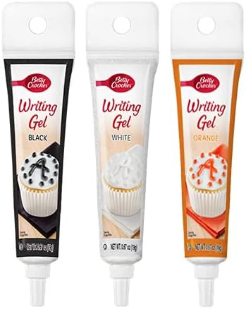 Betty Crocker Halloween Cookie Icing - Writing Gel - Black White Orange | Amazon (US)