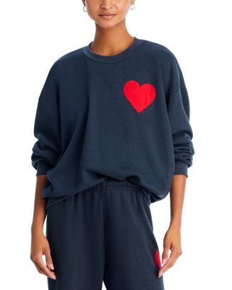 Heart Stitch Crewneck Sweatshirt | Bloomingdale's (US)