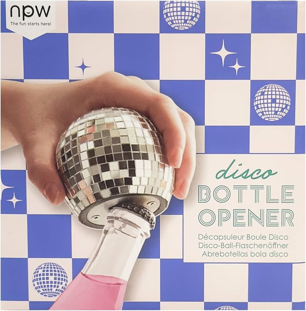 Disco Ball Bottle Opener - Last Disco Bachelorette Party Decorations | Stainless Steel, Groovy Ba... | Amazon (US)