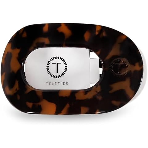 TELETIES - Medium Hair Clip - Strong Grip, Bendable Teeth, Comfortable Curved Design - Ideal for ... | Amazon (US)