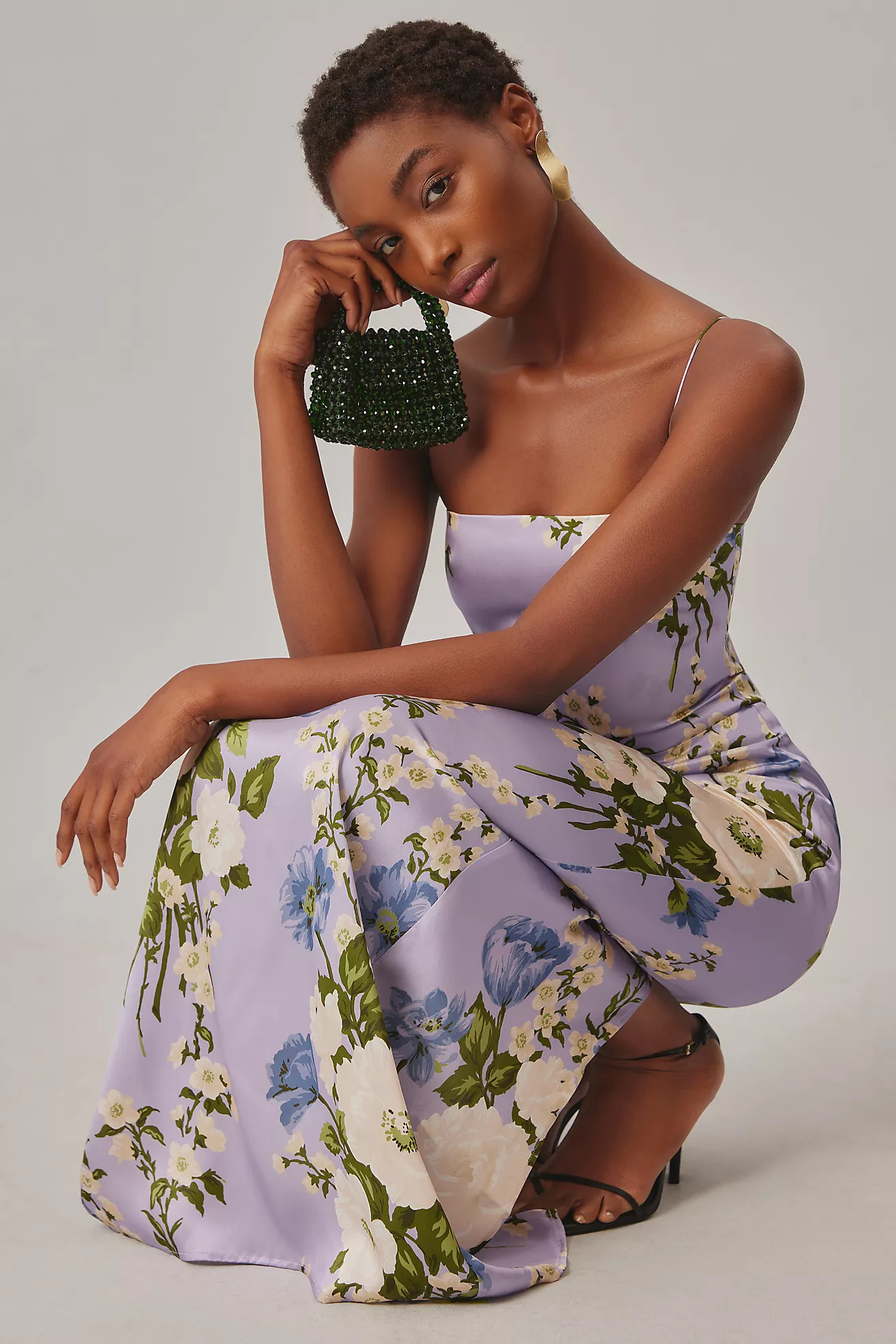 Reformation Frankie Silk Dress | Anthropologie (US)