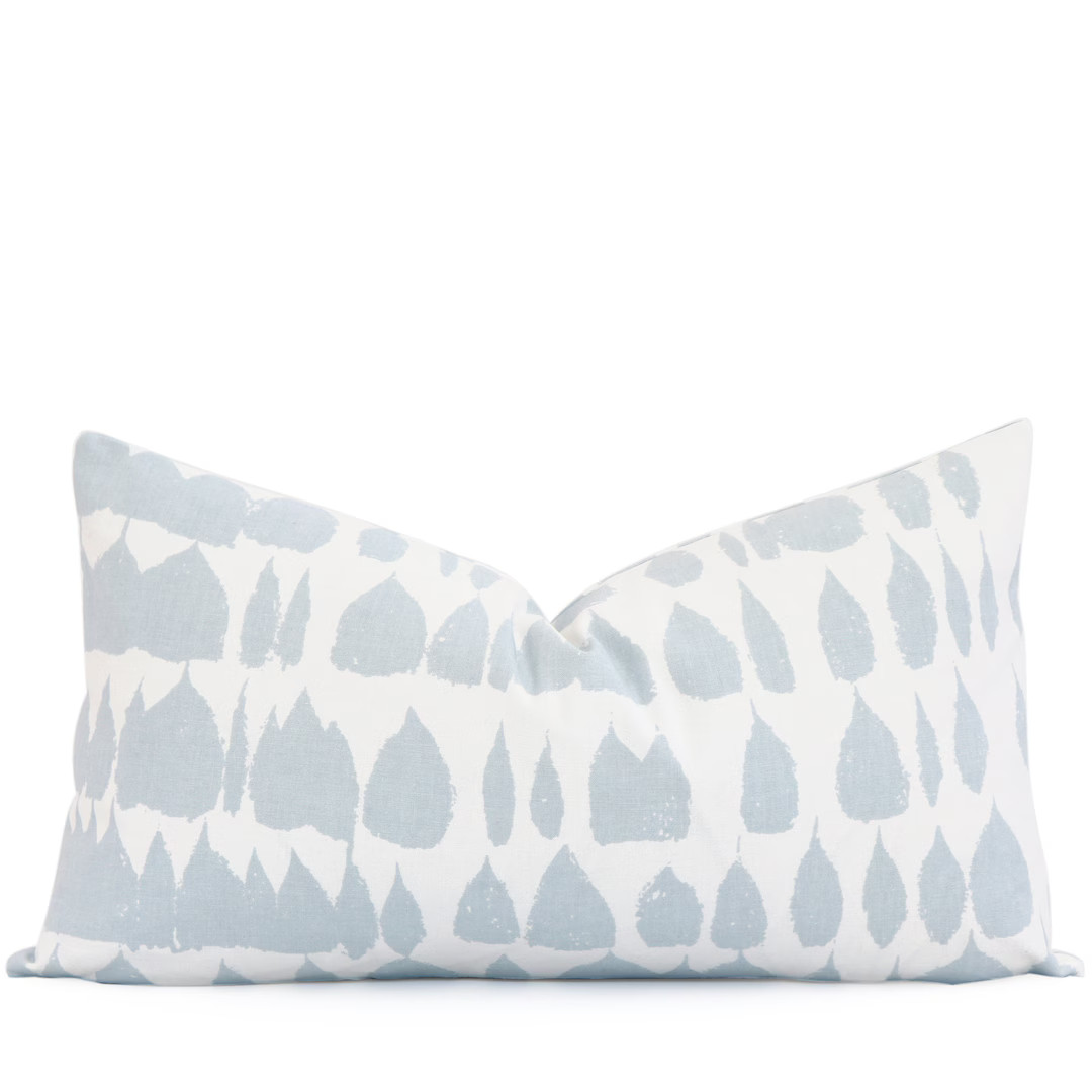 Schumacher Queen of Spain Sky Pillow Cover Baby Blue and - Etsy | Etsy (US)