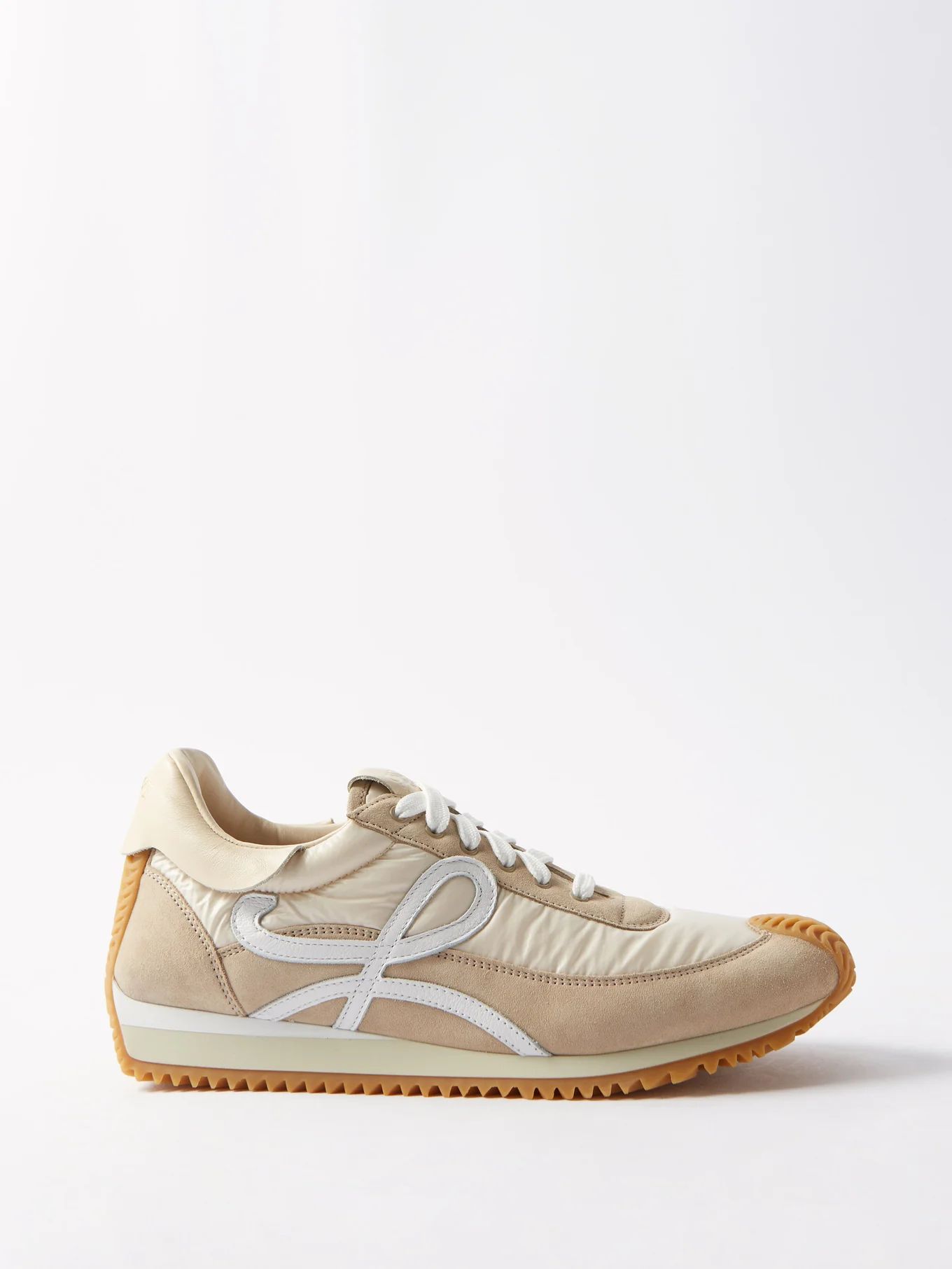 Flow Runner nylon and suede trainers | LOEWE | Matches (UK)