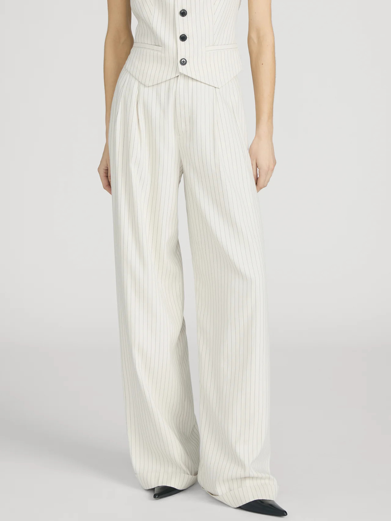 The Avenue Pant -- Cream Multi | Frame Denim