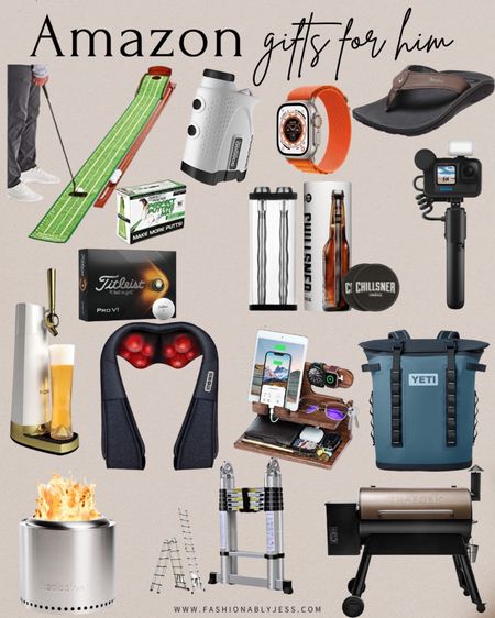 Looking for the perfect gifts for him? This Amazon gift guide has got you covered! Apple Watch, Yeti cooler, sandals, and more! 

#LTKHoliday #LTKGiftGuide #LTKsalealert