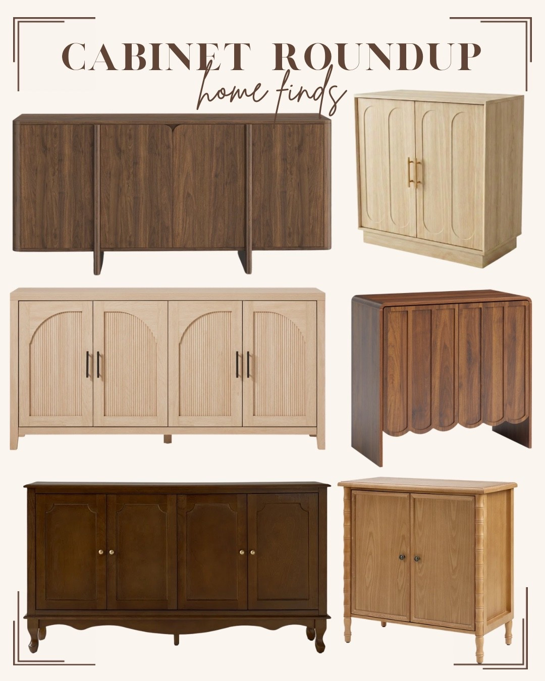 Cabinets and sideboards I’m loving // office storage // tv cabinet // living room furniture // dining room 

#LTKHome