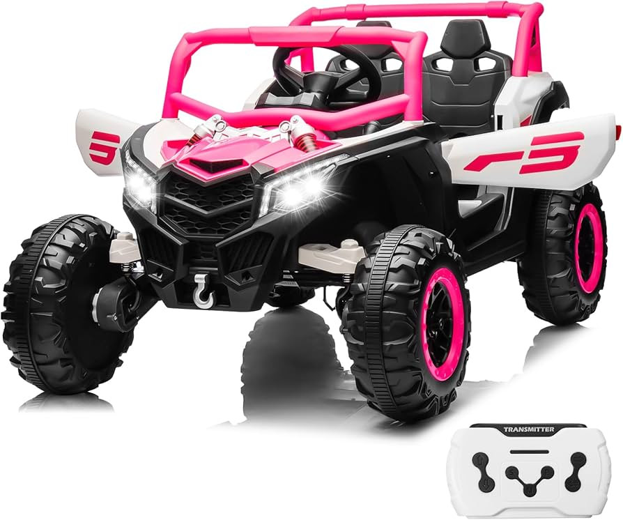 24V Ride On Car for Kids w/Remote Control, JOYRACER Battery Powered Off-Road UTV, 4x150W Motors,4... | Amazon (US)
