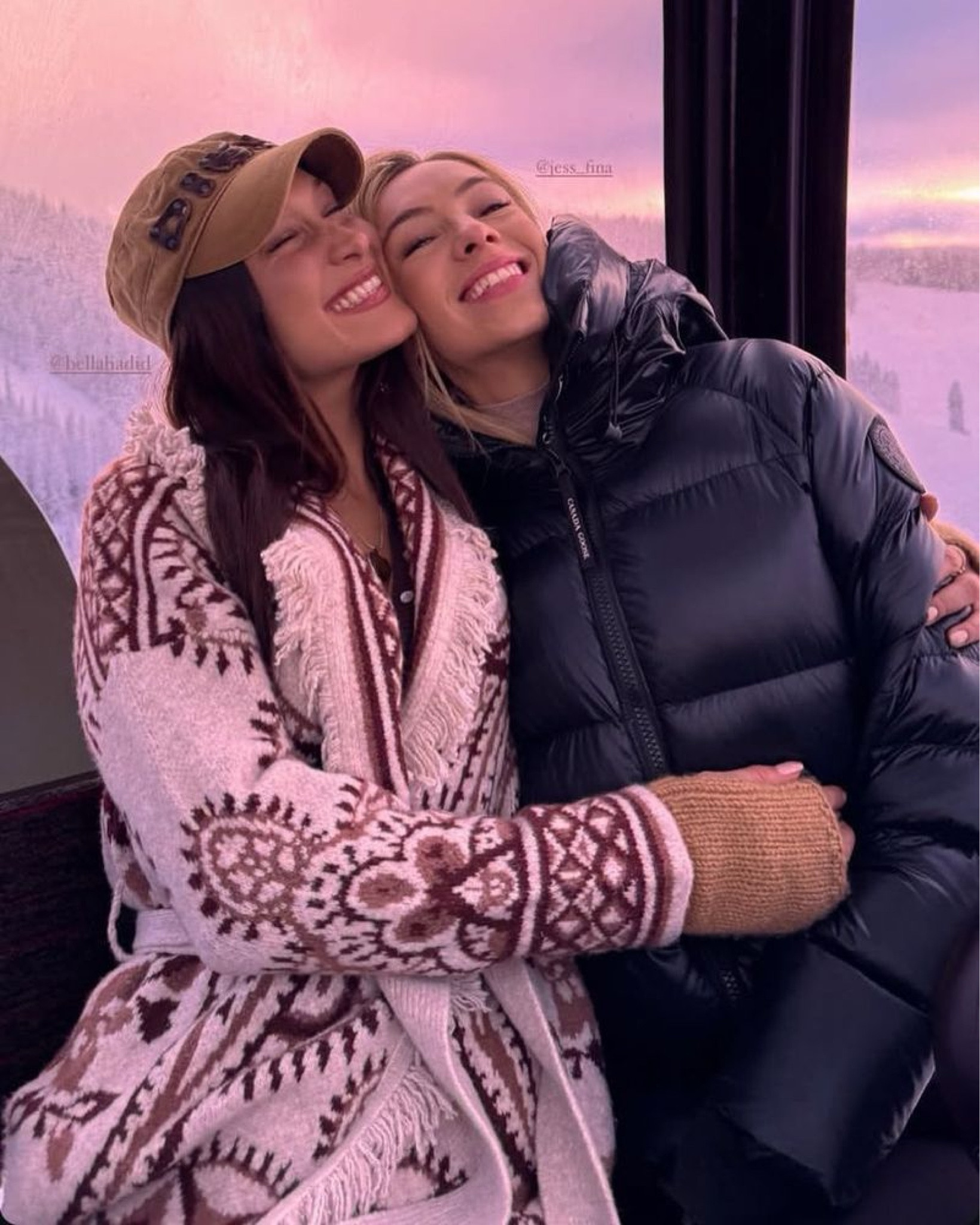 Bella Hadid looked cozy in a wool blend aztec sweater from Hale Bob during her trip to Aspen for the holidays. #bellahadid #bellahadidstyle #bellahadidoutfits #hadidscloset #getthelook

#LTKstyletip #LTKwinter