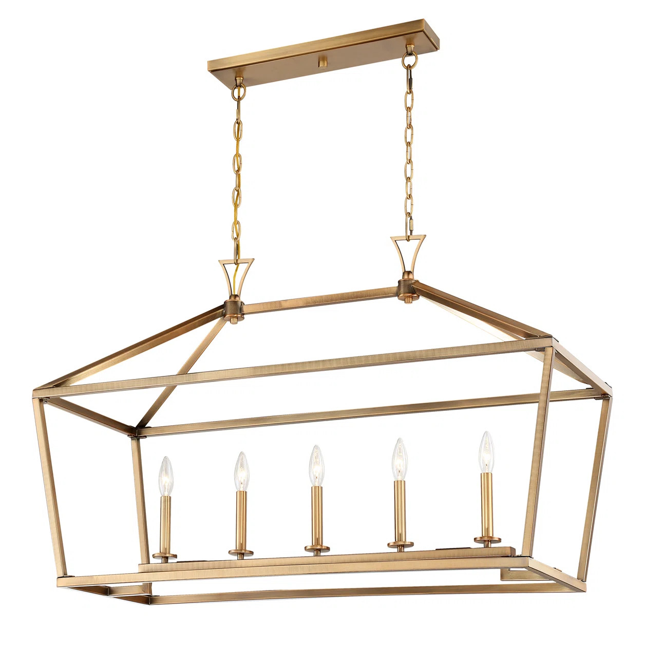 Birch Lane™ Hastings 5 - Light Kitchen Island Linear Pendant & Reviews | Wayfair | Wayfair North America