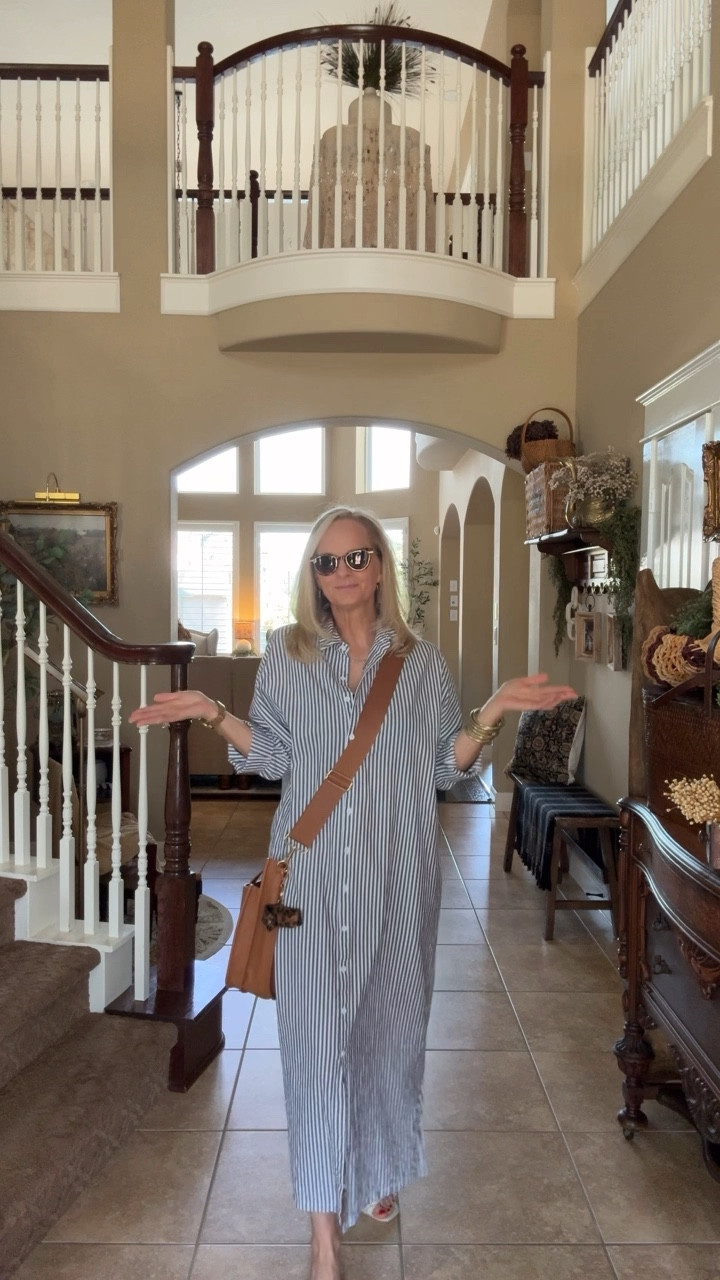 Affordable new money for the old money look🤍 These dresses are not only cute and stylish but so comfortable too. I have two, black & khaki. Fits true to size and will fit oversized.

#LTKFindsUnder50 #LTKStyleTip #LTKWorkwear