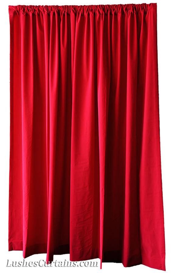 Elegant Cherry Red Velvet 84 inch Curtain Long Panels Custom Made Home Decor Living Room Bedroom Hou | Etsy (US)