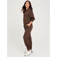 Lucy Mecklenburgh Premium Co-Ord Joggers - Coffee Bean | Very (UK)