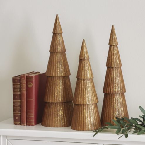 Gold Holiday Metal Wire Christmas Tree | Ballard Designs, Inc.