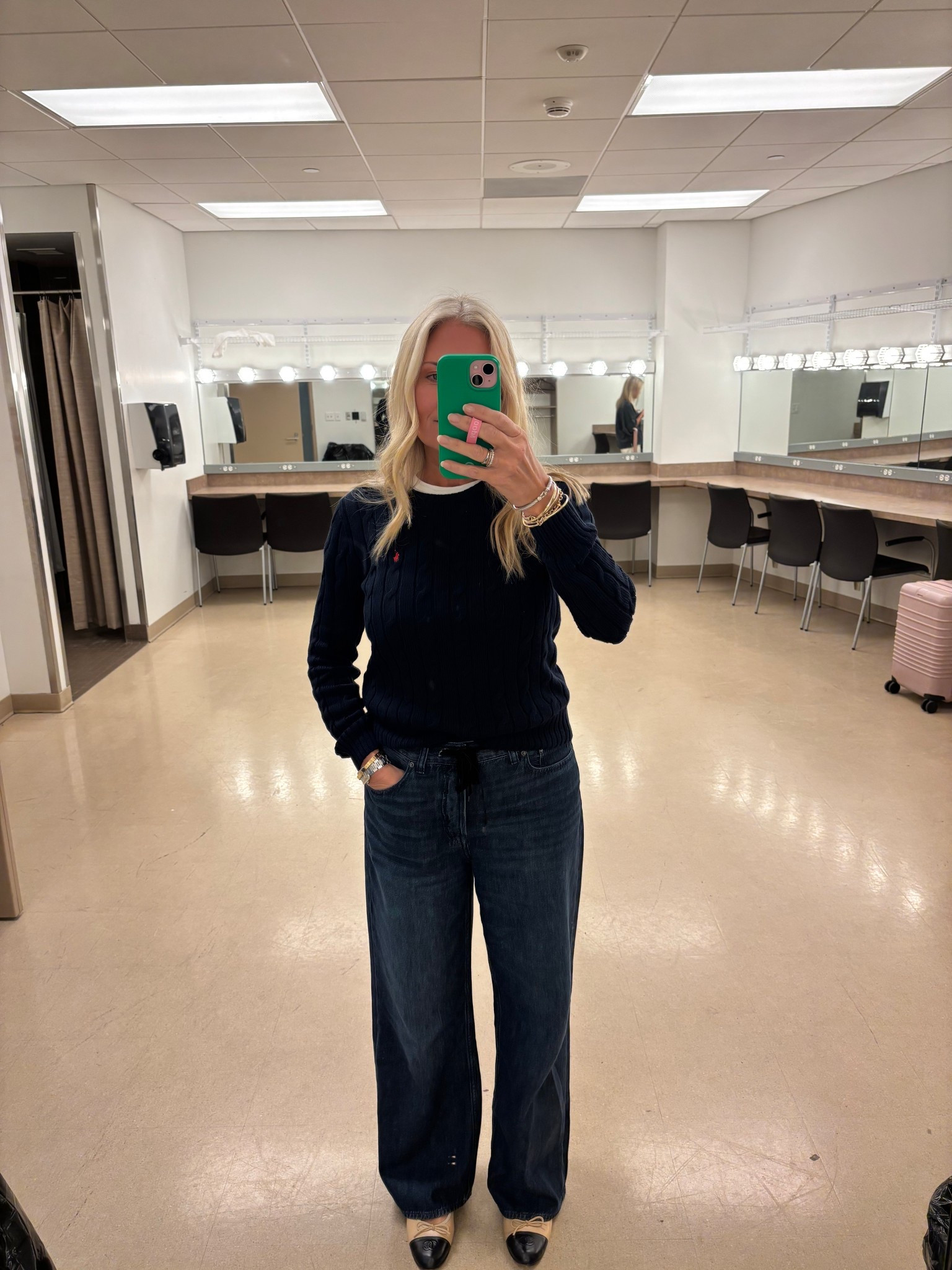 Theater OOTD. Jeans are on sale this week. They run TTS. 