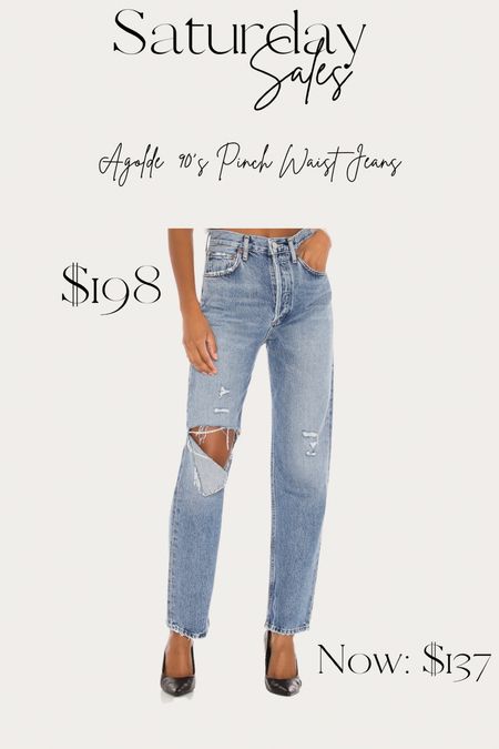 Saturday Sales: #Agolde jeans are my favorite jeans but they definitely are a bit of a splurge, so I always try to buy them when they go on sale! Their denim tend to run slightly oversized. Can size down for a more fitted look.

#LTKstyletip #LTKsalealert #LTKSale