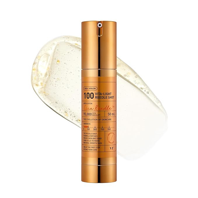 VT Cosmetics Vita-Light Reedle Shot 100, Serum with Vitamin C Capsules, Vitamin E, Hydrating Care... | Amazon (US)