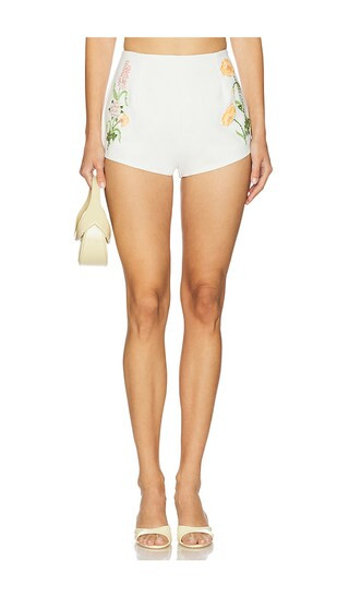 x REVOLVE Summer Bloom Short in White | Revolve Clothing (Global)