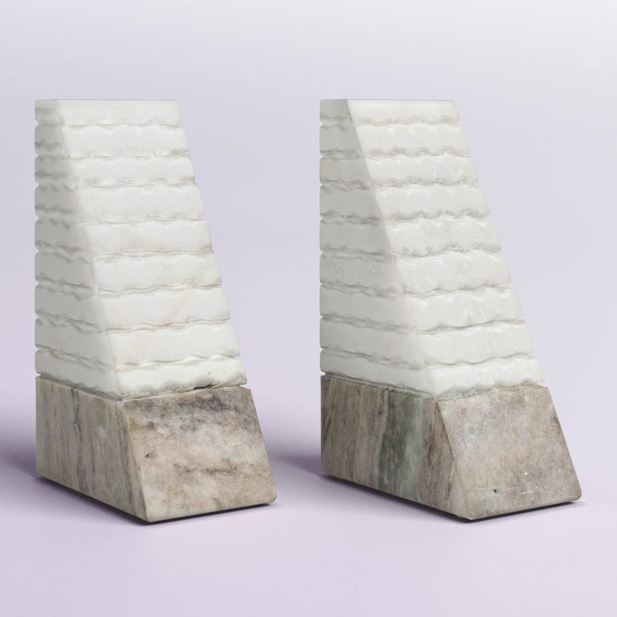 Bookends and Decorative Book Ends – Modern Bookends for Shelf Decor and Bookshelf Decor – Hom... | Wayfair North America